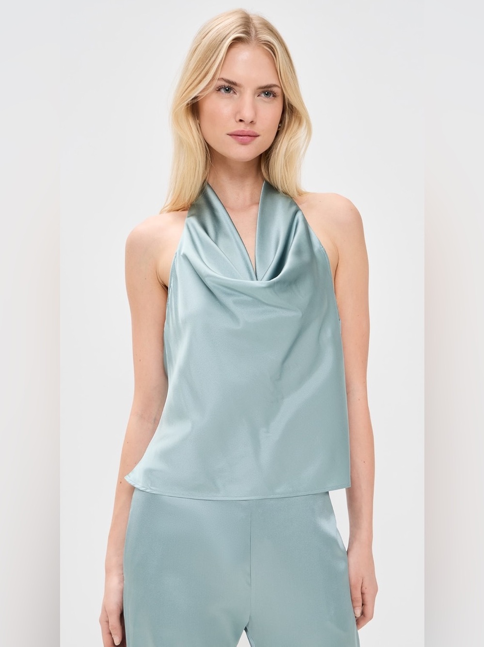 EB Denim Cassia Silk Halter Top